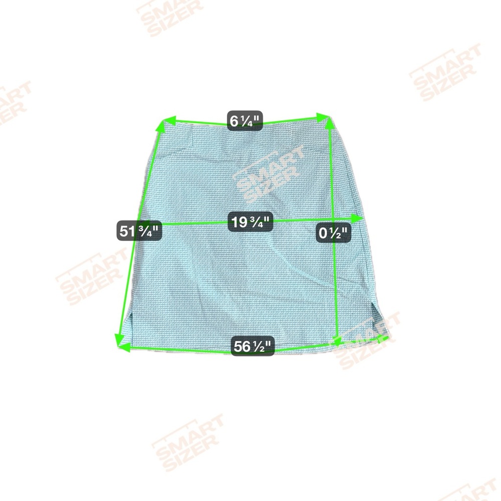 NEW Tribal Women's Teal White Geometric Pattern Pull On Skort-Stretch Size 8‎ - Picture 9 of 9